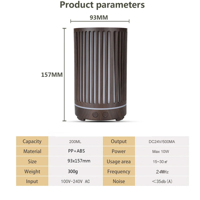 Smart Aroma Diffuser TUYA APP Control 400ml Aroma Essential Oil Diffuser Humidifier Aromatherapy Machine Air Fresher