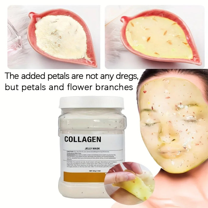 Collagen Jelly Facial Mask powder, Gel Hydrogel Mask, Mask Skin Care Moisturizing and Hydrating 11 Oz (Collagen)