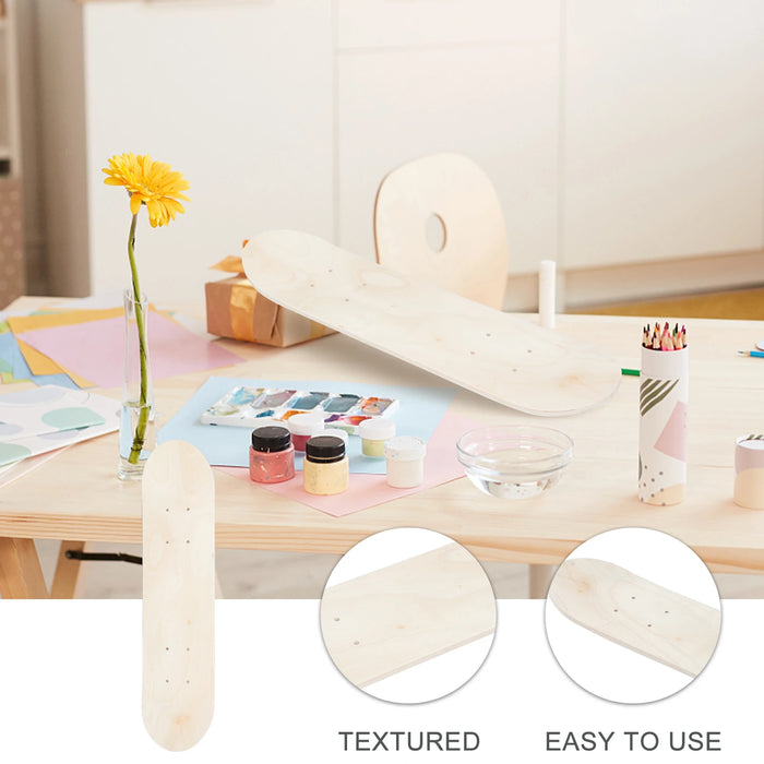 60cm Unfinished Maple Skateboard blank Skateboard Deck Adults Kids DIY Handpaint Blank Graffiti Skateboard children sports gift
