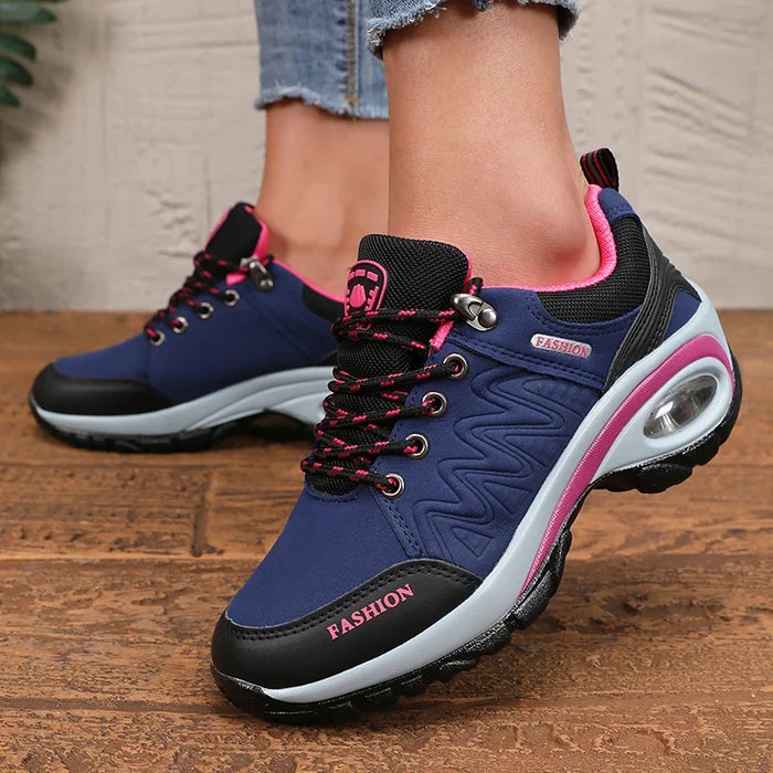 Women's Sports Shoes - Lightweight Comfortable Stylish High-quality Design 2025 Thick Sole  Cushion Walking and Jogging Shoes