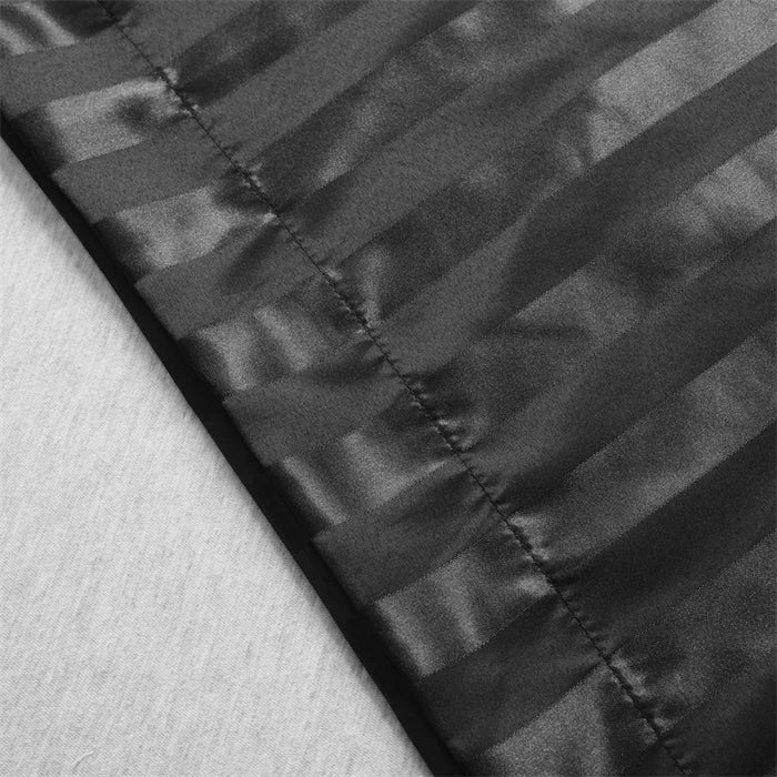 Imitation Silk Pillow case satin Stripe pillowcases cases Covers for bed pillows 2 pieces High-quality Jacquard Envelope Closure