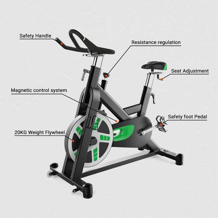 Rouser Fitness Commercial Gym Equipment Exercise Bike Stationary Indoor Cycling Spin Workout Bike Economic Spinning Bike
