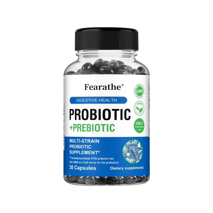 Prebiotics + Probiotics, Suitable for Both Men and Women - Mood and Digestive Support, Regulating Gut Microbiota Balance