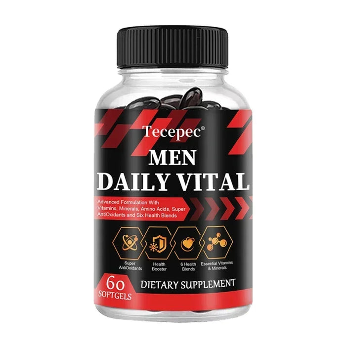 Men's Multivitamin with Vitamins and Minerals - Improve Endurance, Strength, Athletic Performance and Overall Health