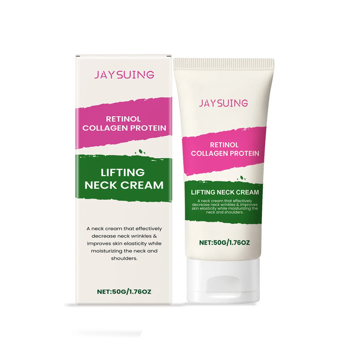 Collagen Neck Cream Anti Aging Reduces Wrinkles Lines Improve Double Chin Sagging Lifts Tightens Brighten Skin Beauty Neck Cream