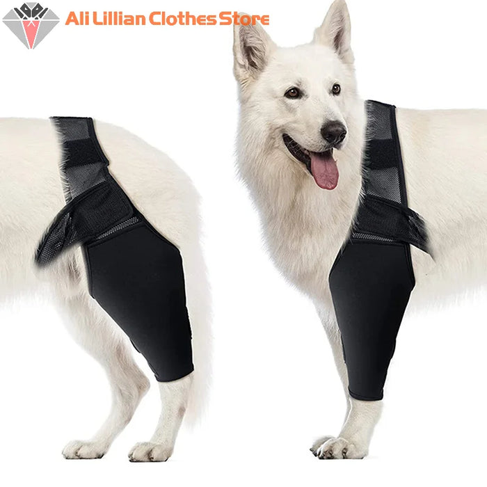 Dog Knee Pads Injury Recovery Fixed Support Brace Pet Protector Pain Relief Feet Cover Leg Joint Wrap Support Pet Recover