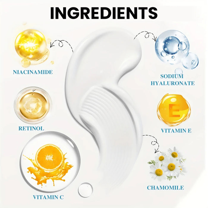 Collagen Cream for Face with Retinol and Hyaluronic Acid Moisturizing Improve Skin Elasticity and Achieve Even Skin Tone