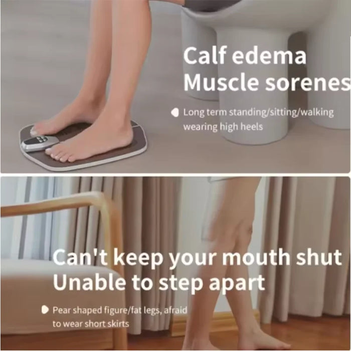 2025 New ABS Smart Foot Pad Massager High Quality Home Popular Health Device with Pulse Physiotherapy Microcurrent Healthy life