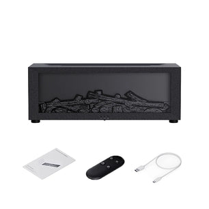 Air Aroma Humidifier Essential Oils Humidifier Flame Fragrance Diffuser Home Aromatherapy Diffuser With LED Light Remote Control