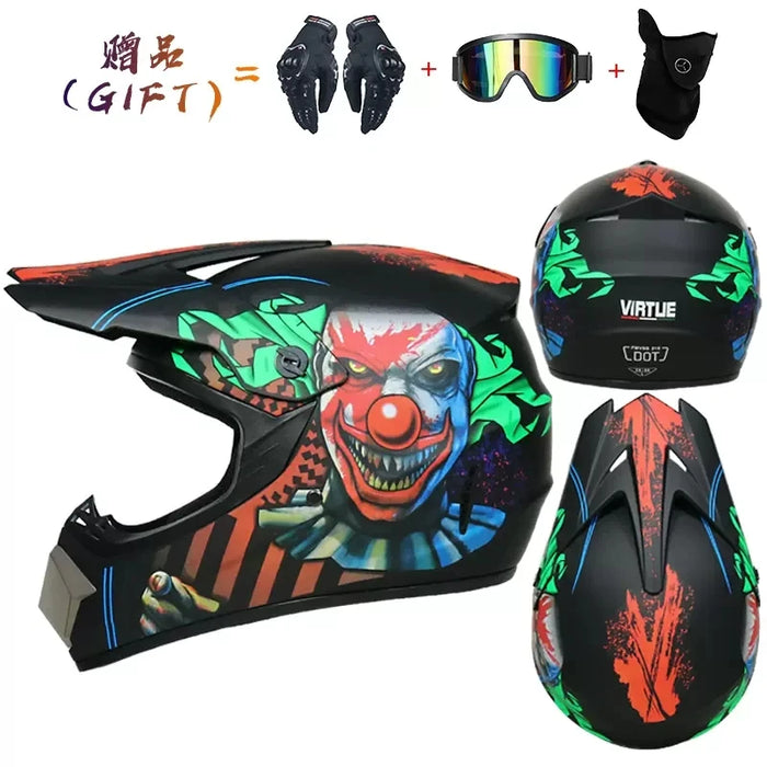Safety Motocross Helmet man Casco Motocross Bicycle Downhill Capacete ATV Cross Helmet Child Motorcycle Helmet Dot Abs Unisex