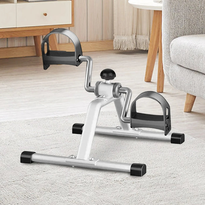 Household Portable Pedal Exerciser Mini Exercise Bike Adjustable Resistance Bike Pedal Exerciser for Indoor Leg Rehabilitation