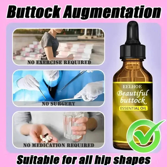 Buttock Enlarge Butt Enhancement Essential Oil Butt Lift Up Firming Big Hip Enhance Cream Butt Breast Plump Growth Sexy BodyCare