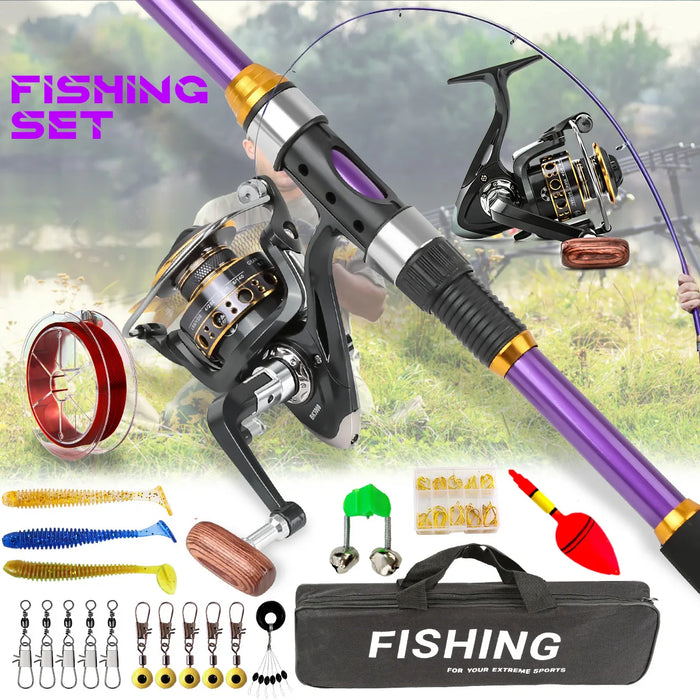 fishing gear full set of combination throwing rod far investment sea rod cross-border wholesale