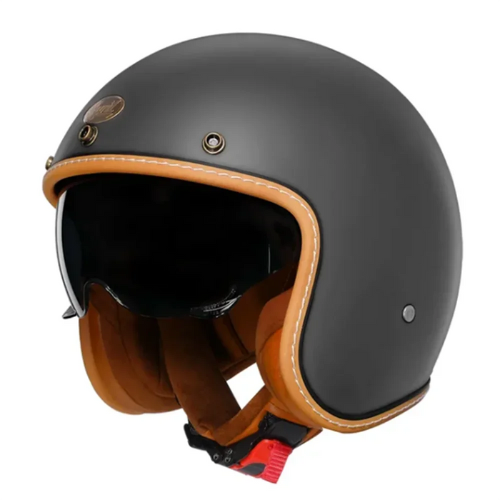 Cyril Helmets for Motorcycles Accessories 3/4 Open Face Lightweight DOT Certified Safety Retro Cascos Moto Helmet