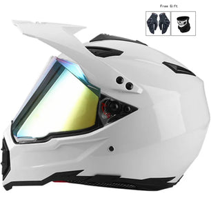 Motocross Helmet Off Road Professional Atv Cross Mtb Dh Racing Motorcycle Dirt Bike Capacete De Moto Casco White CE DOT