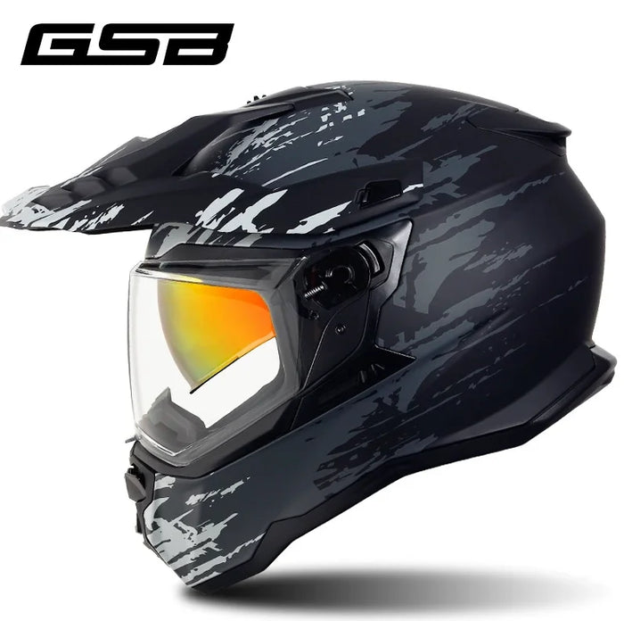 Original GSB XP-22 Professional motocross Racing Helmets Motorcycle Full Face Modular Helmets ECE Approved casco moto