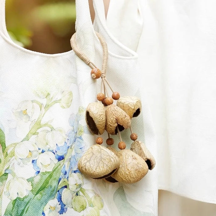 Mindfulness Wind Chimes Diapason Meditation Wind Chime Yoga Relaxation Nut Shell Bells Sound Healing Musical Instrument Bell