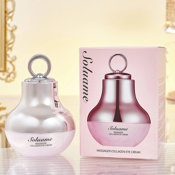 Collagen Massage Eye Cream - Hydrating & Firming Eye Contour, Gentle Care for Eye Area Lightweight Gel Texture for Smooth Skin