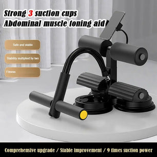 Sit-up Exercise Aid Equipment Strong Suction Abdominal Core Strength Trainer for Waist Leg Home Gym Fitness Equipment Daily