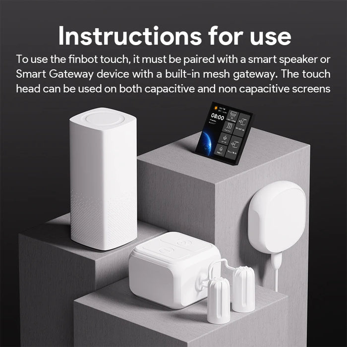 Tuya New Finger Robot Touchscreen Version Touch Button Switch Smart Life App For Remote Control and Automation of Smart Homes