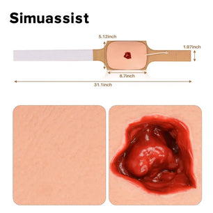 Wearable Wound Packing Trainer Kit Stop The Bleed Kit for hemostasis Training Wound Moulage Training Kit