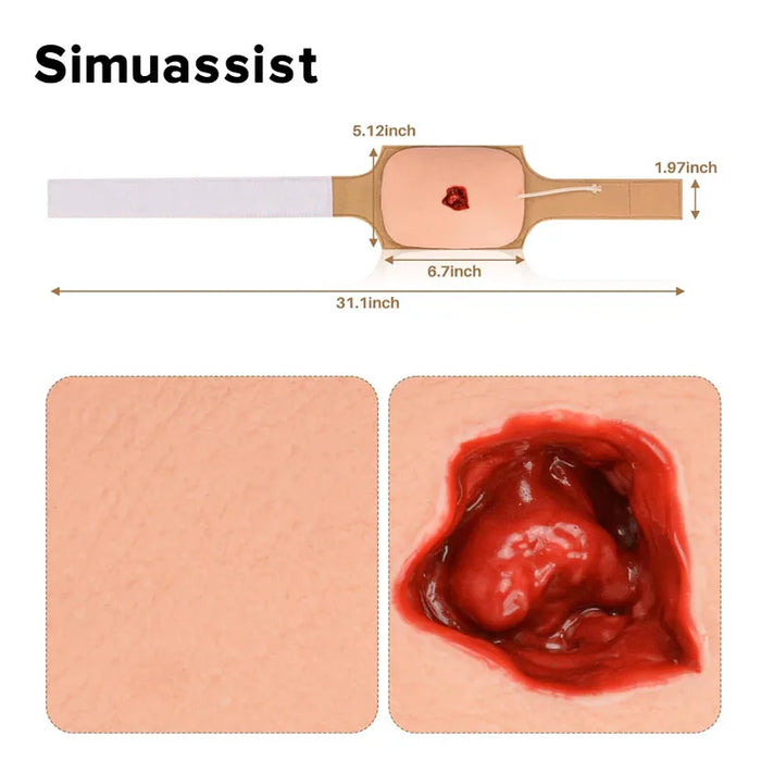Wearable Wound Packing Trainer Kit Stop The Bleed Kit for hemostasis Training Wound Moulage Training Kit