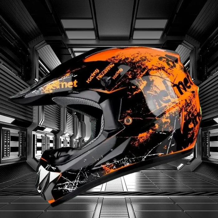 Motocross Off-road Motorcycle Child Full Helmet Children Helmets Casco Moto Off-road Protective Cycling Casque For Motobike Men