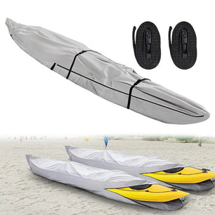 For Canoe For Kayak Full-Cover Boat Protection Dustproof Canoe Cover Water Sports Full Coverage Fishing Boat Cover
