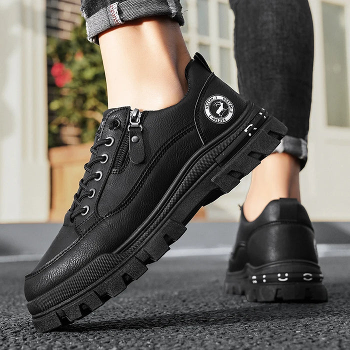 2025 Autumn New Style Versatile Sports Platform Shoes, Korean Version Fashionable Casual Men's Shoes