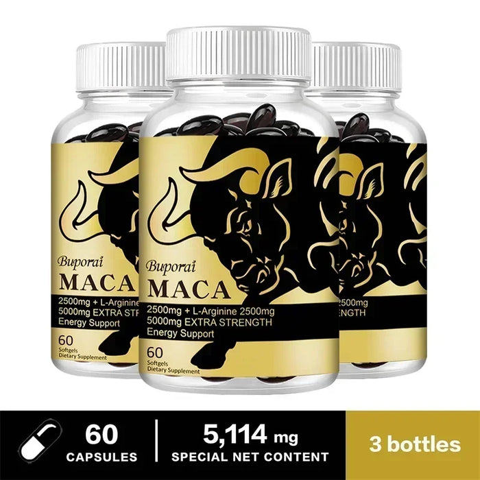 Maca Root - Super Strong Absorption, Improve Energy Levels, Athletic Performance, Improve Negative Mood, Enhance Immunity