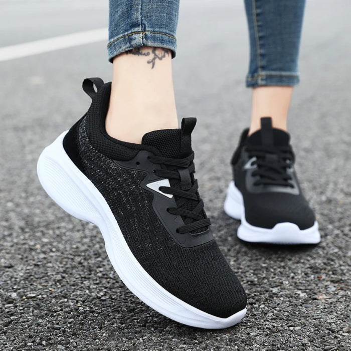 Womens Running Shoes Athletic Outdoor Gym Training Sneakers Walking Tennis Shoes Breathable Sport Fashion Sneakers for Ladies