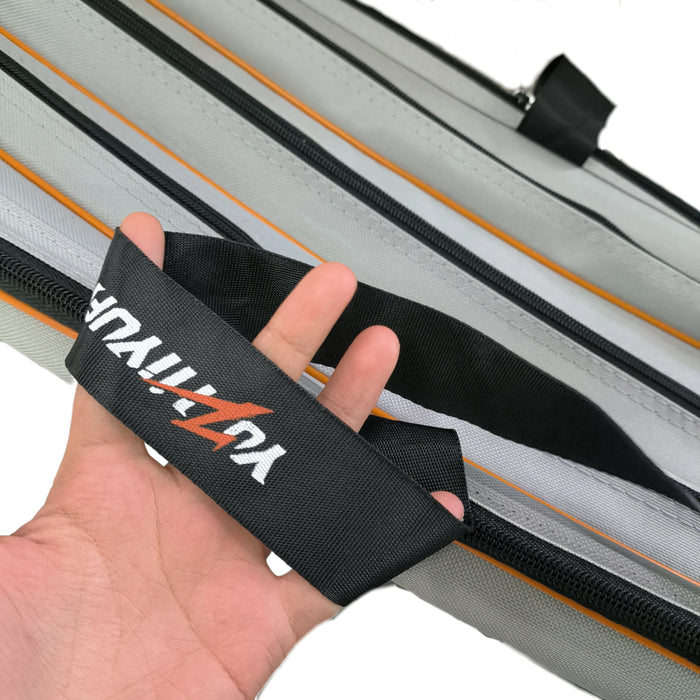 Fishing Gear Bag: Shock & Wear Resistant, Large Capacity with Multi-Layer Storage for Fishing Rods & Tackle