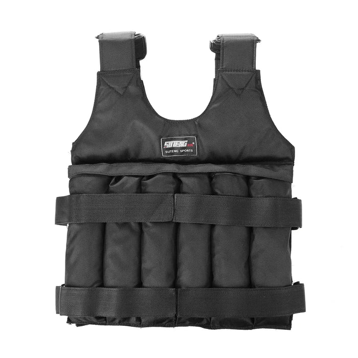3-50KG Durable Weighted Vest Adjustable Weight Training Exercise Waistcoat Jacket Sand Clothing Boxing Fitness Equipment