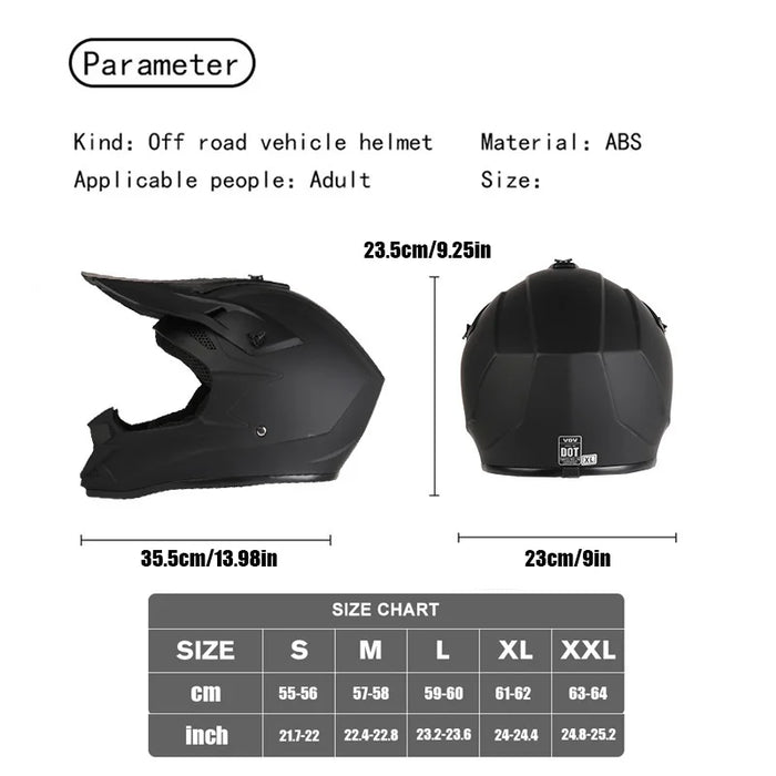 Motocross helmets for street riding safety Motorcycle Motocross Race Downhill AM DH Children Adult Universal Helmet with 3 Piece