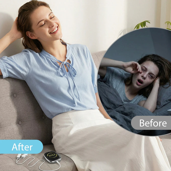 CES Sleeping Aid Device for Insomnia Ear Clip Relieve Anxiety Depression Microcurrent Pulse Hypnosis Device Relaxation Treatment