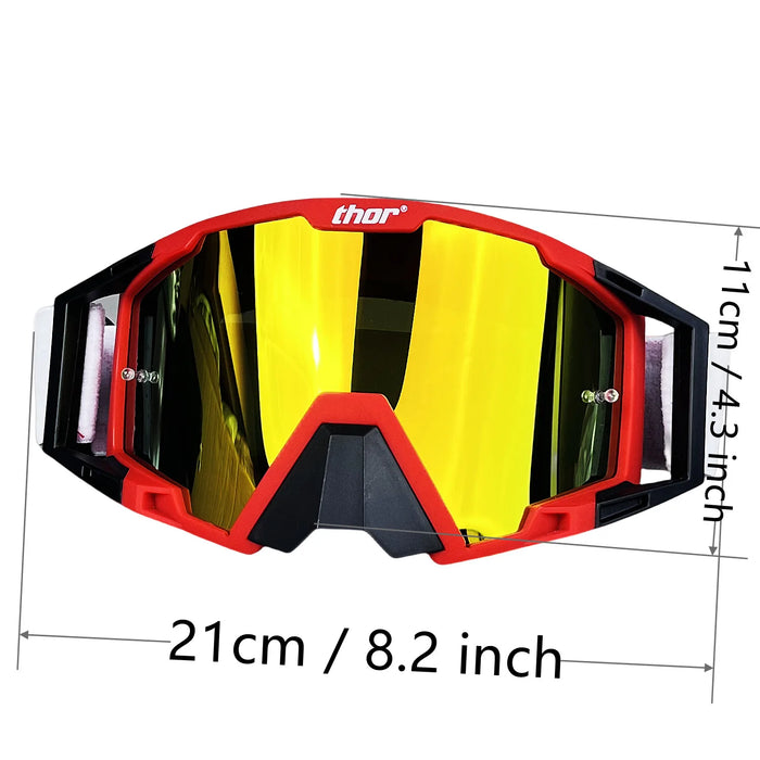 Moto Cross Goggles Windproof Breathable Motocross Cycling Helmet Scooter Goggles Dirt Bike  Accessories ﻿MX ATV