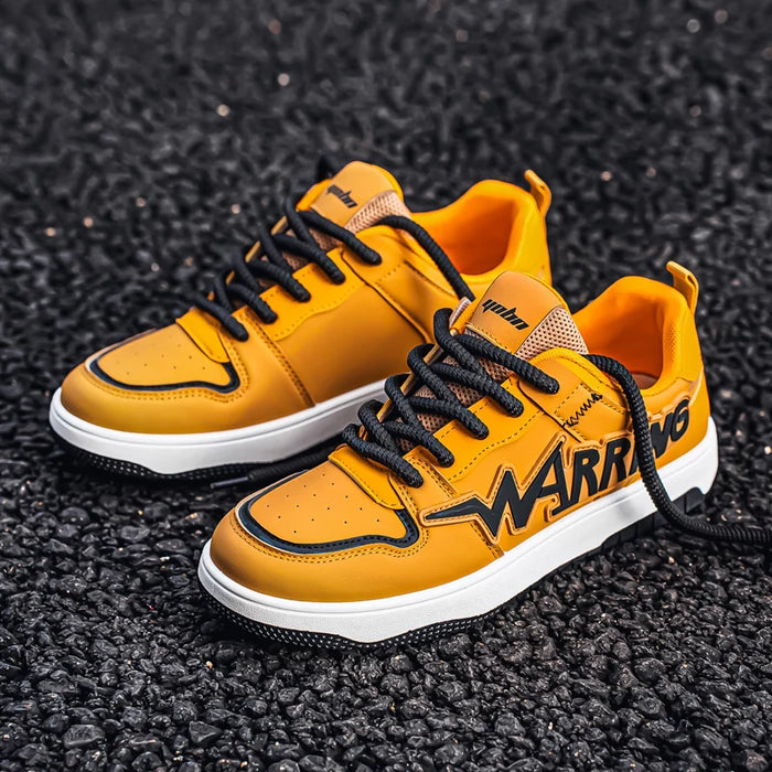 Fashion White Designer Skateboard Shoes Men Streetwear Hip Hop Sneakers Men Luxury Platform Skateboard Sneakers Men Basket Homme