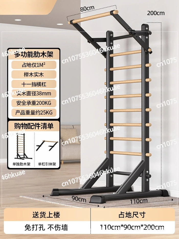 Home Fitness Equipment Rib Frame Horizontal Bar Material Pull-up Rehabilitation Dance Leg Stretches Indoor Exercise Equipment