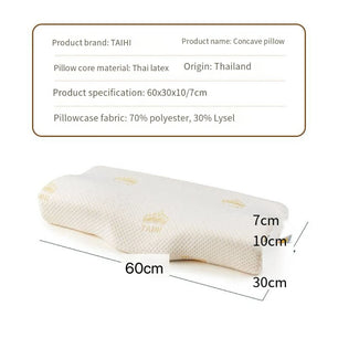 8 hours a night to repair cervical vertebrae to improve sleep，Thailand natural latex，Comfortable home adult pillow