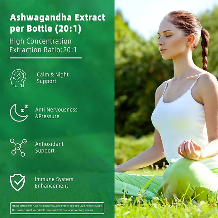 Cortisol Supplements - Improve Mood, Concentration and Relaxation, Relieve Anxiety and Promote Brain Nerve Health