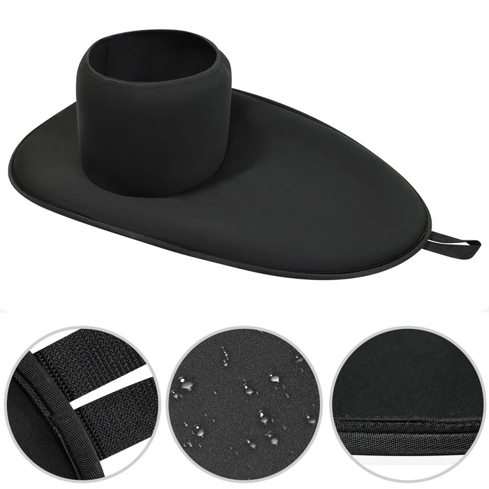 Canoe Deck Cover Neoprene Spray Skirt Water Sports Comfortable Fit Chest Circumference For Canoes For Kayaking Approx. 84*83cm