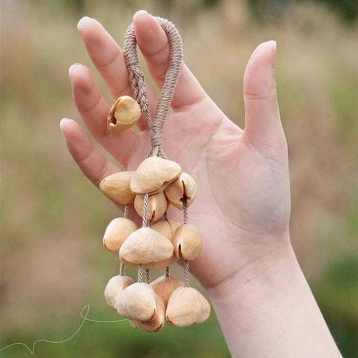 Mindfulness Wind Chimes Diapason Meditation Wind Chime Yoga Relaxation Nut Shell Bells Sound Healing Musical Instrument Bell
