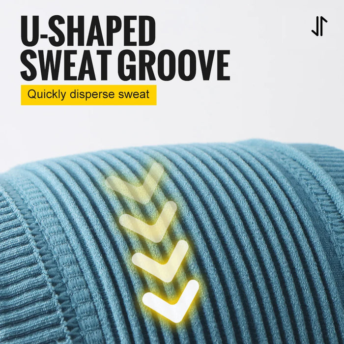 WRELS Sweatband for Men and Women Wide Sweat Band Yoga Band No-Slip Workout Headbands  Wicks Moisture Headband