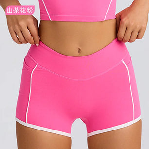 Sports Underwear Vest Shorts Suspender Bra Beauty Back Pilates Skinny High Elastic Fitness Running Yoga Set  Clothes for Women