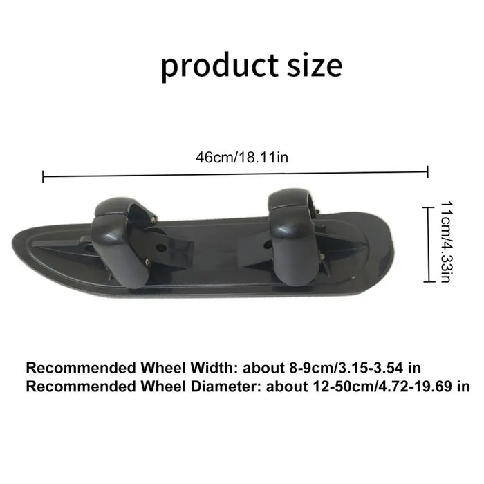 Scooter Ski Sled Kids Winter Balance Scooter Ski Board Sled Glider Snowboards for Cycling Bicycle Jogging Sports Outdoor Paths