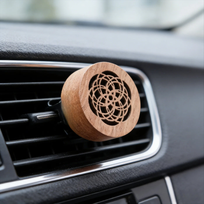 Car Essential Oil Diffuser Wood Natural Aromatherapy Wood Diffuser Creative Decor Bedroom Air Purifier Fragrance Aroma Diffuser