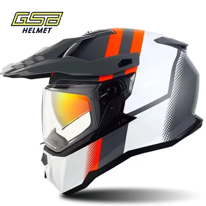 Original GSB XP-22 Professional motocross Racing Helmets Motorcycle Full Face Modular Helmets ECE Approved casco moto
