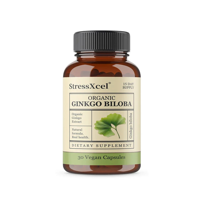 Ginkgo Biloba Supplements for Brain Health Support, Improve Mood and Focus, Helps Maintain Circulation & Cognitive Health