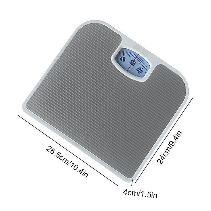 Portable Mechanical Scale Non Slip Pad Body Weight Scales Manual Spring Scale Weight Management Health Monitoring