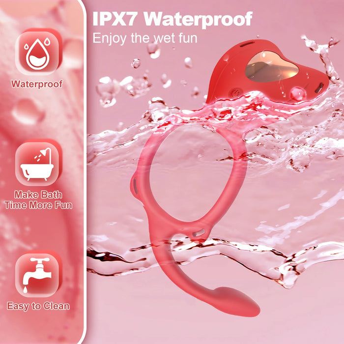 Wearable Panty Vibrator Female 10 Vibration with Wireless Control Vibrating Penis Ring Clitoral Stimulator Adult Sexy Toys